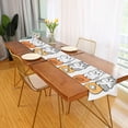 thumbnail image 2 of Yayeee Table Runner 90 inches Long Home Kitchen Dinning Party Decoration, Gray Cute Cat, 2 of 7