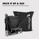 thumbnail image 4 of Baby Jogger City Tour 2 Cochecito de viaje ultracompacto, Jet, ligero, plegable, ideal para viajar, 4 of 5