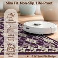 thumbnail image 6 of Design&I 5'x7' Washable Area Rug Boho Abstract Lattice Geometric Watercolor Ombre Gradient Purple Flowing Dynamic for Dining Room, Under Table, Home Office, Snag-Free, Skid-Resistant, 6 of 7