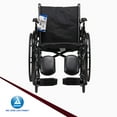thumbnail image 7 of Dynarex DynaRide Series 3 Lite Wheelchair, 20"x16" Seat, 350 lb Capacity, Silver Vein Frame, 1 Unit, 7 of 7