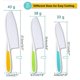 thumbnail image 3 of 3 Piece Kids Kitchen Baking Knife Set, Safe To Use, Firm Grip, Serrated Edges, Kids Knife, Protects Little Chef's , Perfect For Cutting Food And Veget, 3 of 5