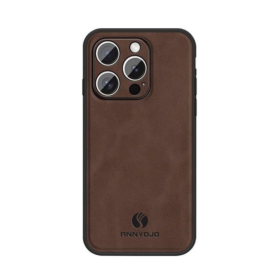 Allytechgroup Compatible with iPhone 13 Pro Max Case, PU Leather Shockproof Full Body Protective Cover Phone Cases for iPhone 13 Pro Max, Brown