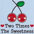 thumbnail image 2 of CafePress - Doubly Sweet Cherry Twin Onesie - Baby Light Bodysuit, Size Newborn - 24 Months, 2 of 4