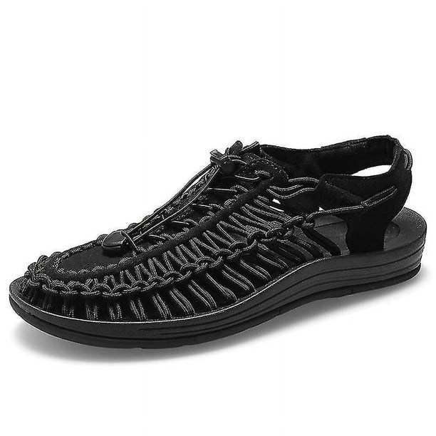 Sandalias clásicas de dos cordones para hombre, zapatos para el agua