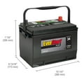 thumbnail image 3 of EverStart Plus Lead Acid Automotive Battery, Group Size 34 12 Volt, 700 CCA 120RC, 3 of 7