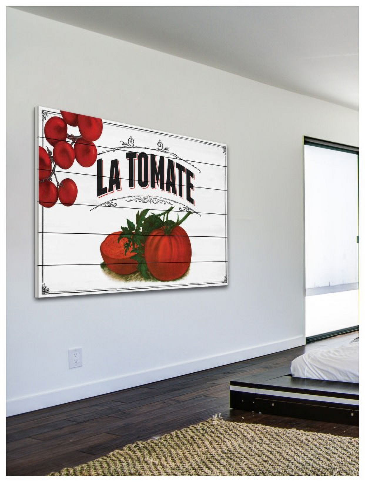 Marmont Hill "French Produce Tomato" Painting Print on White Wood