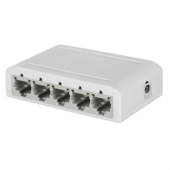 5 Port Gigabit Data Switch,Network Hub,Desktop Ethernet Splitter,Plug & Play Shielded Ports Fanless Quiet Mini Portable