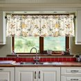 thumbnail image 3 of Yayeee Kitchen Curtains Tier Set of 2 Light Filtering 57"x36" Over Sink Window Panels, Birds Sunflowers, 3 of 7