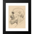 thumbnail image 2 of Alphonse Legros 11x14 Black Modern Framed Museum Art Print Titled - Head of an Old Man, 2 of 5