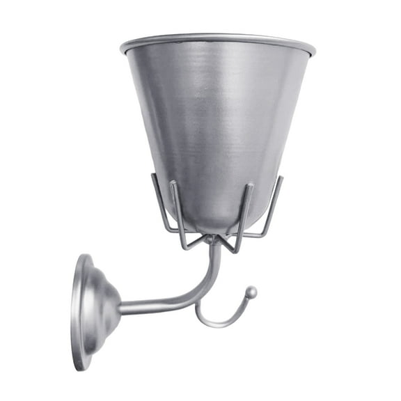 Multi Purpose Hanging Wall Vessel For Home Decors Perfect For Holding Flowers Dish Brushes Or Organizing