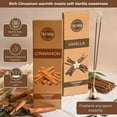 thumbnail image 3 of Cinnamon & Vanilla - Combo Pack of Incense Sticks - 100 Insence-Sticks of Each Scent - Total 200 Inscents - Inciensos Aromaticos para La Casa - Made with Natural Non Toxic Ingredients, 3 of 3