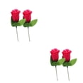 thumbnail image 1 of Billuyoard 2 bolsas de flores artificiales de decoración vibrante para el hogar para un ambiente romántico y elegante flores de seda de capullo rosario 2Conjunto, 1 of 6