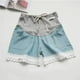 thumbnail image 5 of Pantalones cortos de mezclilla para embarazadas, pantalones cortos de mezclilla para maternidad, pantalones cortos de maternidad finos y delgados, pant, 5 of 12
