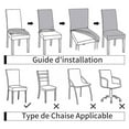 thumbnail image 4 of Redempat 6pack/lot Stretch Elastic Chair Cover Wear-resistant And Dustproof Wide Applications Anti Slip, 4 of 6