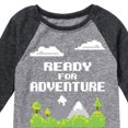 thumbnail image 3 of Instant Message - Gamer - Ready for Adventure - Toddler & Youth Raglan Graphic T-Shirt, 3 of 6
