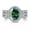 Green, variant on 3ct Moissanite Wedding Bands for Women Oval Cut D Color VVS1 Green/White/Pink Diamond Rings Moissanite Engagement Rings with Certificate