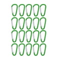 thumbnail image 2 of 20 Piezas Mosquetón Clip Aluminio D- Clips Perfecl Mosquetones Para Acampar, 2 of 8