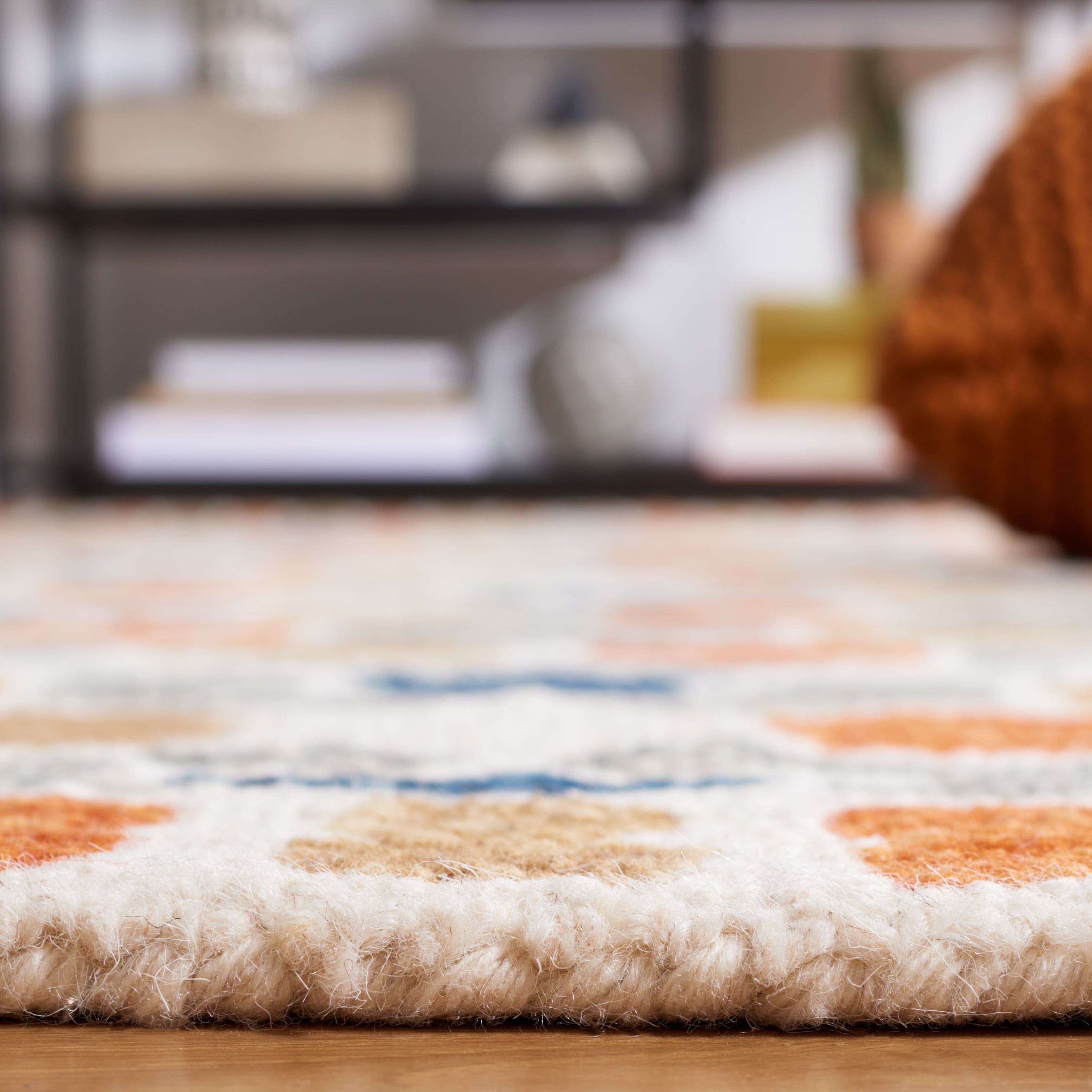 SAFAVIEH Aspen Vincent Geometric Area Rug, Ivory/Grey, 5' x 8'