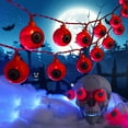 thumbnail image 4 of Vrorvz Halloween Ghost Eyeball LED String Lights Battery Operated for Courtyard Party Decoration Horror Festival Long Lasting Energy Efficient Bulbs Outdoor, 4 of 4