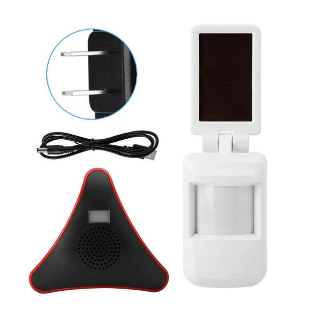 Sistema De Alarma De Seguridad Antirrobo De Sirena Inalámbrica Con Detector De Infrarrojos Solares (Enchufe De Ee. Uu.) Advancent EL007693-00