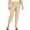 Cream Beige, variant on Plus Size Tummy Control Capri Pants Perf Periwinkle 28W