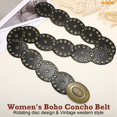 thumbnail image 6 of WHIPPY Women's Western Belt Cowgirl Wide Leather Belts for Dresses, 6 of 6