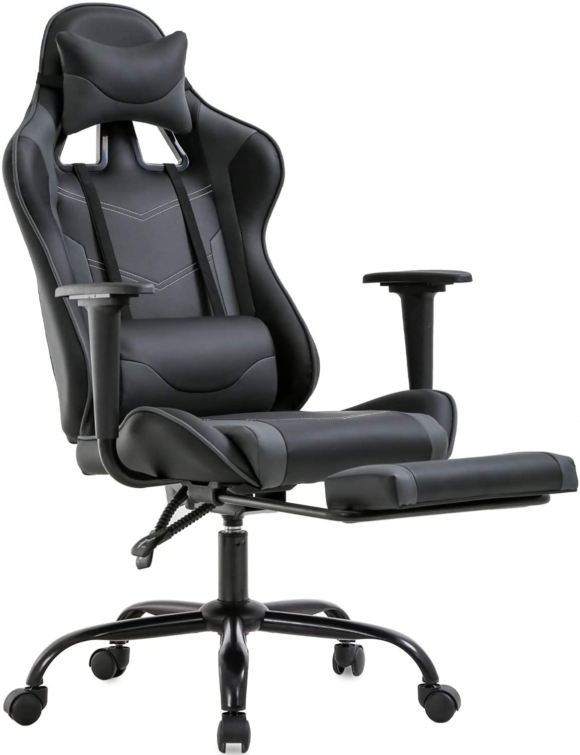 Ergonomic Executive Office Chair Gaming Computer Seat Lumbar Support Grey 
