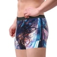 thumbnail image 2 of Balery Urban Style Colorful Dragon Calzoncillos bóxer para hombre, ropa interior de algodón suave y transpirable con cinturilla de nailon-Large, 2 of 5