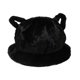 thumbnail image 1 of Vintage Fluffy Bucket Hat Little Devil Pointed Ears Faux Rabbit Fur Hat Fisherman Cap Ear for Protection Wide Brims Warm White, 1 of 4