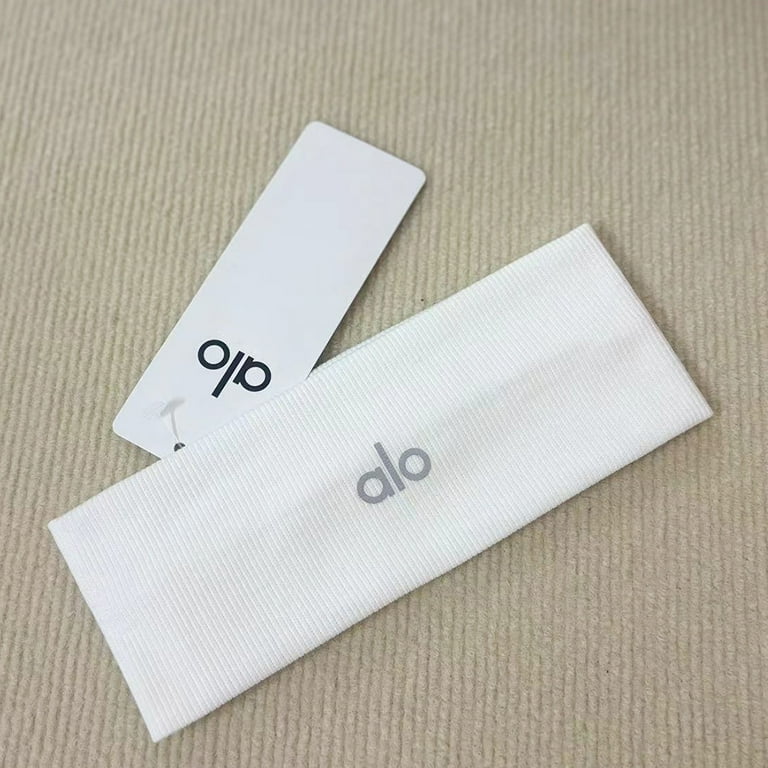 Alo Yoga Alosoft Headband *White* What to Wear with A White Alo Headband | TikTok main image 2