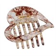 thumbnail image 2 of Elegante pinza para el cabello Casual Updo Hairgrip Headwear Antideslizante Horquil de caballo Titular Café Ligero Yuyangstore Clip de pelo de las mujeres, 2 of 8