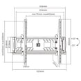 thumbnail image 2 of Brateck LP22-48T Anti-Vol Inclinable Robuste pour TV Incurvée et Écran Plat, jusqu'à 45kgs/99lbs, 2 of 2