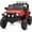 Red, variant on Outfunny 24 Volt Ride on Cars for Kids, Battery Operated Ride on Toy Truck w/ Remote, Bluetooth, 400W Power - Red