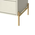 thumbnail image 4 of Manhattan Comfort Jasper Engineered Wood Nightstands in Off White (Set of 2), 4 of 10