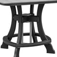thumbnail image 6 of OS Home and Office Model 44S-C-LGB Counter Height Square Table in Light Gray with Black Base, 6 of 6