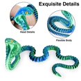 thumbnail image 4 of Snake SUMLAND Crystal Cobra impreso en 3D, 58 cm, verde y azul, 4 of 7