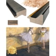 thumbnail image 5 of DECORARTS - Dancers Practicing at the Barre (1877) by Edgar Degas Art Reproduction. Oversize Solid Wooden Frame Matching with Giclee Prints Canvas Wall Art. Total size: W 43" x H 35", 5 of 6