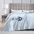 thumbnail image 4 of University of Toronto Logos Fleece Blanket, Very Soft Microfiber Flannel Blanket for Couch Warm and Cozy for All Seasons, 4 of 6