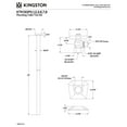 thumbnail image 2 of Kingston Brass KTK130P3 Traditional Plumbing Toilet Trim Kit with Flange in Antique Brass, 2 of 3