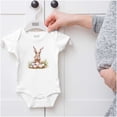 thumbnail image 5 of Vintage Easter Bunny With Eggs Bodysuit Jumper Girls Infant Baby Brisco Brands NB, 5 of 6