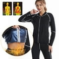 thumbnail image 3 of Zhaomeidaxi Women Sauna Jacket Slimming Sweat Sauna Suit Sauna Shirt Long Sleeve Workout Tops Body Shaper, 3 of 8