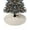 Cream, variant on Black Christmas Tree Skirt 36 Inches Large Christmas Skirt Tree, Pure Black Solid Color Simple Minimalism Art Tree Skirt Christmas Decorations for Fireplace Party Holidays Indoor Outdoor