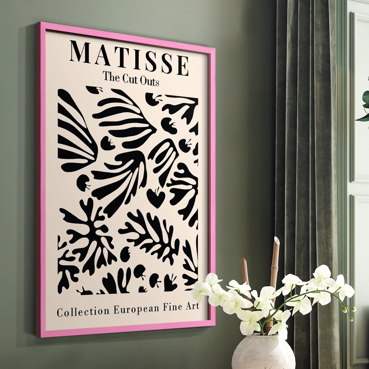Matisse XCVI Framed Print - Solid Wood