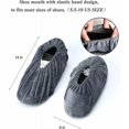 thumbnail image 4 of 6 pares de fundas para zapatos lavables, funda para zapatos de guardería, zapatilla de tela reutilizable con zapatilla de franela para guardería/hogar/oficina de computadora (hy), 4 of 5