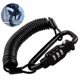 thumbnail image 1 of Candado y cable para casco de motocicleta, cable de candado de combinación universal de servicio pesado Candado Caribeaner Candado de seguridad para motocicleta ShuxiuWang 8390614203525, 1 of 1