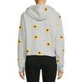 thumbnail image 3 of No Boundaries Juniors' Print Pullover Hoodie, 3 of 5