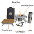 thumbnail image 6 of nCamp 5 Piece Stove, Prep Surface, Adapter, Cafe & Case Camping Set Bundle, 6 of 6