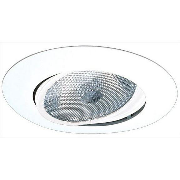 Elco EL318W 6" Adjustable Gimbal Ring For 150W Bulbs - White
