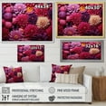 thumbnail image 4 of Designart "Chrysanthemum Collage Pink Gardens I" Floral Framed Wall Art Decor - Traditional Pink Chrysanthemums Hallway Framed Wall Art Decor, 4 of 6