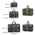 thumbnail image 3 of Transemion Fiber Stackable Tote Bag Set Waterproof Luggage Organizer Multi-size Easy To Travel Storage Bag Brown camouflage medium, 3 of 6